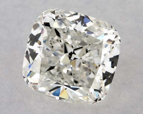 GIA 0.76 Carat H-VS1 Ideal Cut Cushion Modified Diamond